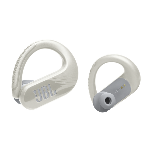 JBL Endurance Peak 3 - White - Dust and water proof True Wireless active earbuds - Front image number null